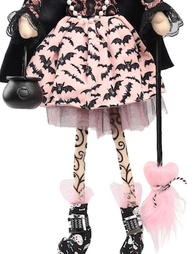Figura decorativa de Halloween Queca Designs con forma de bruja