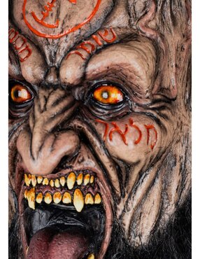 Máscara para disfraz de demonio Abadon Nightmare makers Ghoulish Productions