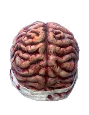 Gorro para disfraz de cerebro sangriento zombie Ghoulish Productions