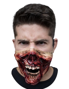 Máscara para disfraz de zombie sangriento Ghoulish Productions