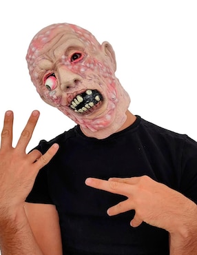 Máscara para disfraz de zombie deforme Ghoulish Productions