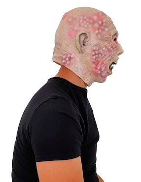 Máscara para disfraz de zombie deforme Ghoulish Productions
