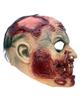 Máscara para disfraz de hombre muerto podrido Zombie Ghoulish Productions