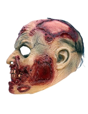 Máscara para disfraz de hombre muerto podrido Zombie Ghoulish Productions