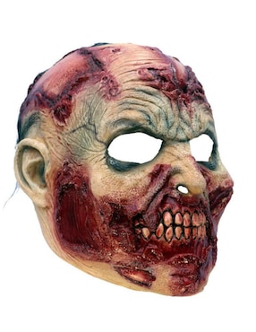 Máscara para disfraz de hombre muerto podrido Zombie Ghoulish Productions
