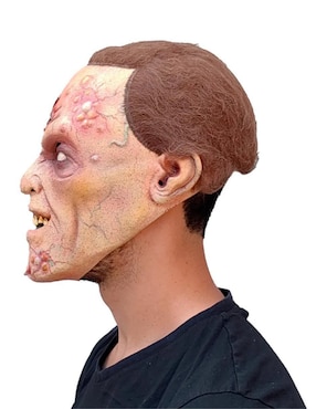 Máscara para disfraz de hombre quemado Zombie Ghoulish Productions