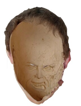 Máscara para disfraz de hombre quemado Zombie Ghoulish Productions