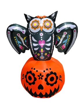 Inflable decorativo de Halloween forma de búho Artego