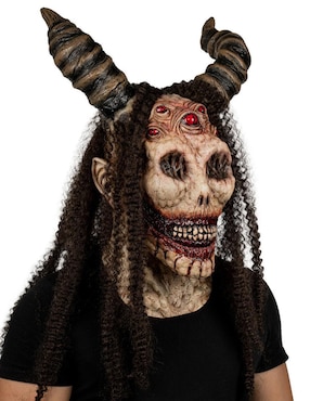 Máscara para disfraz de Ángel demoniaco Nightmare Ghoulish Productions