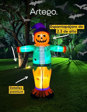 Inflable decorativo forma de espantapájaros Artego