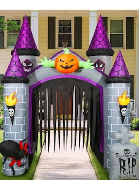Inflable decorativo forma de bruja Rev