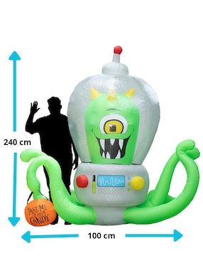 Inflable decorativo de halloween forma de monstruo Rev
