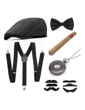 Set de accesorios para disfraz de Hombre Retro güish