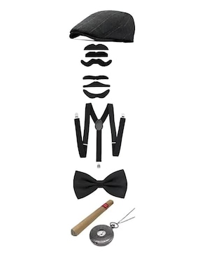 Set de accesorios para disfraz de Hombre Retro güish