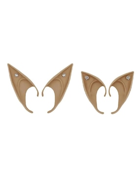 Set de accesorios para disfraz de Duende elfo hada orejas y collar güish