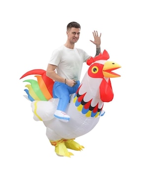 Disfraz Güish de gallo unisex