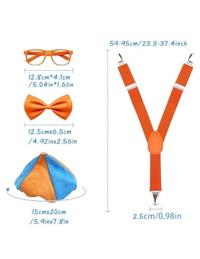 Set de accesorios para disfraz de blippi güish