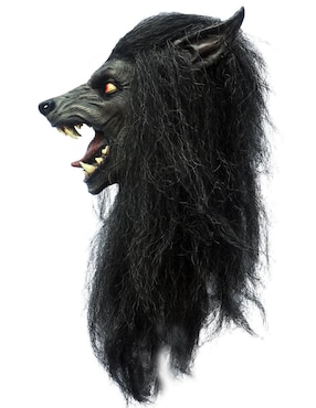 Máscara para disfraz de Lobo de luna negra Werewolves Ghoulish Productions