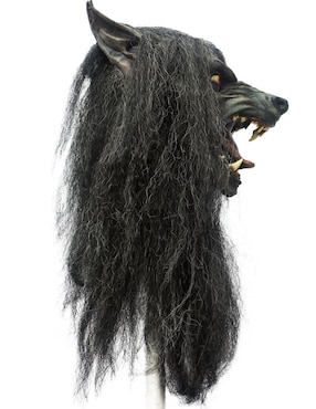 Máscara para disfraz de Lobo de luna negra Werewolves Ghoulish Productions