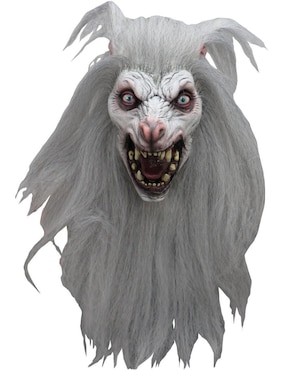 Máscara para disfraz de Lobo de la Luna Blanca Werewolves ghoulish productions