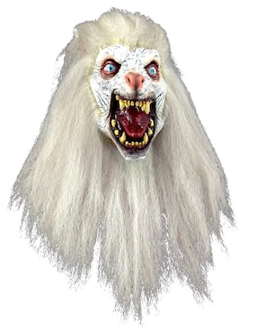 Máscara para disfraz de Lobo de la Luna Blanca Werewolves ghoulish productions