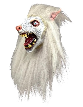 Máscara para disfraz de Lobo de la Luna Blanca Werewolves ghoulish productions
