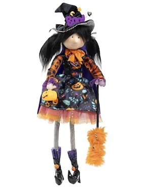 Figura decorativa Queca Designs Halloween con forma de Bruja