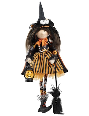 Figura decorativa Queca Designs Halloween con forma de Bruja