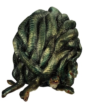 Máscara para disfraz de Diosa griega medusa Mythological Monsters Ghoulish Productions