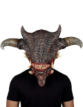Máscara para disfraz de Demonio Furioso Devils Ghoulish Productions