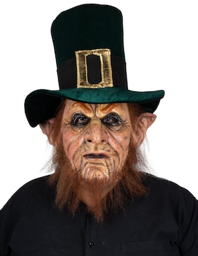 Máscara para disfraz de Leprechaun maligno Mythological Monsters Ghoulish Productions