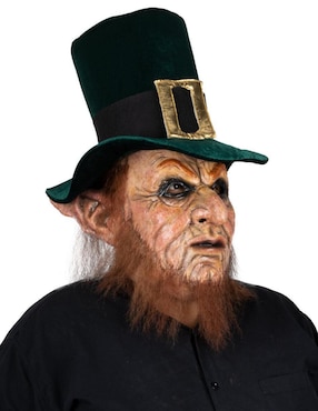 Máscara para disfraz de Leprechaun maligno Mythological Monsters Ghoulish Productions