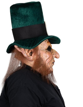Máscara para disfraz de Leprechaun maligno Mythological Monsters Ghoulish Productions