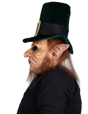 Máscara para disfraz de Leprechaun maligno Mythological Monsters Ghoulish Productions