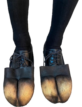 Cubre zapatos para disfraz de Pezuñas Demonio Cabrio Devils Ghoulish Productions