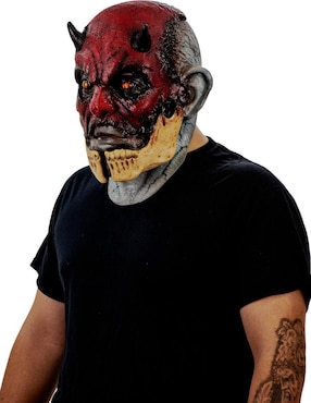 Máscara para disfraz de Demonio Agrietado Devils Ghoulish Productions