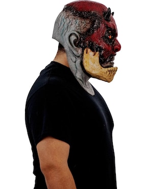 Máscara para disfraz de Demonio Agrietado Devils Ghoulish Productions
