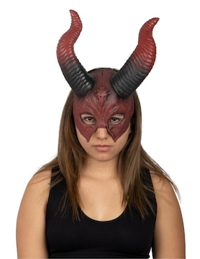 Máscara para disfraz de Diablo Cuernos Míticos Devils Ghoulish Productions