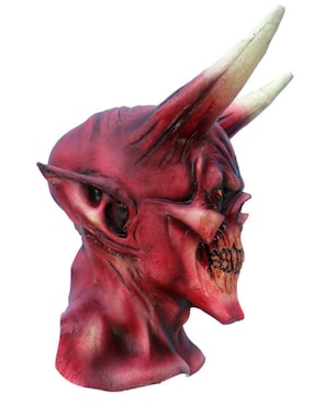 Máscara para disfraz de Mega Demonio Rojo Devils Ghoulish Productions