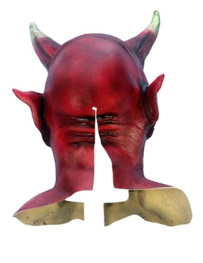 Máscara para disfraz de Mega Demonio Rojo Devils Ghoulish Productions