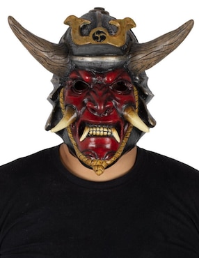Máscara para disfraz de Samurai Ddemoniaco Devils Ghoulish Productions