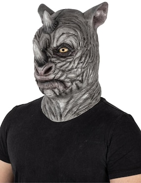 Máscara para disfraz de Rinoceronte salvaje Creepy Animals Ghoulish Productions