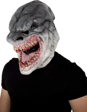 Máscara para disfraz de Tiburón hambriento Creepy Animals Ghoulish Productions