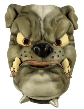 Máscara para disfraz de perro bulldog furioso Ghoulish Productions