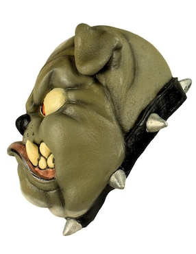 Máscara para disfraz de perro bulldog furioso Ghoulish Productions