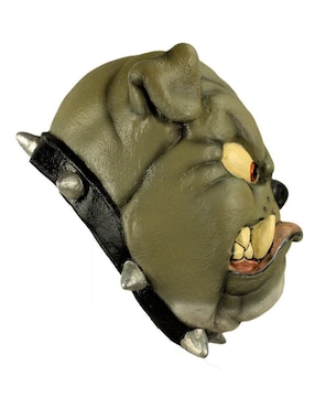 Máscara para disfraz de perro bulldog furioso Ghoulish Productions