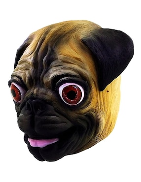 Máscara para disfraz de Perrito pug adorable Animals Ghoulish Productions