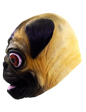 Máscara para disfraz de Perrito pug adorable Animals Ghoulish Productions