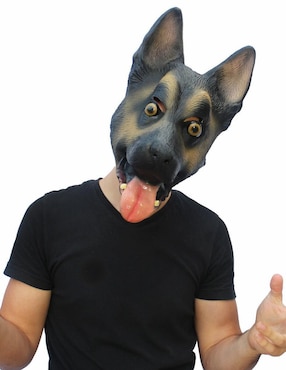 Máscara para disfraz de Perro Pastor Aleman Animals Ghoulish Productions