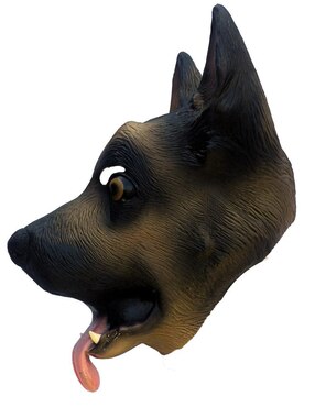 Máscara para disfraz de Perro Pastor Aleman Animals Ghoulish Productions